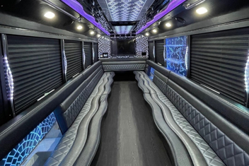 Denton Party Bus Interior