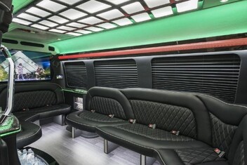 Denton Sprinter Party Bus Interior