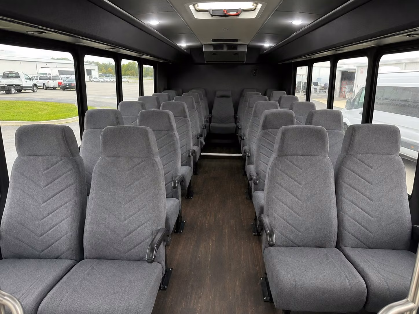 15 passenger minibus inside