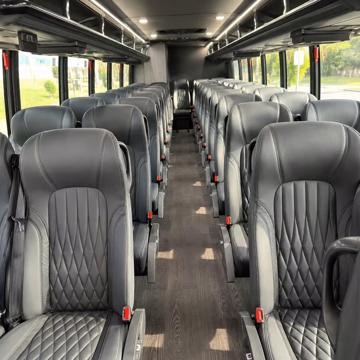 25 passenger minibus inside