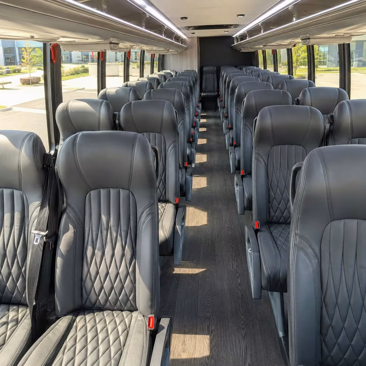 28 passenger minibus inside