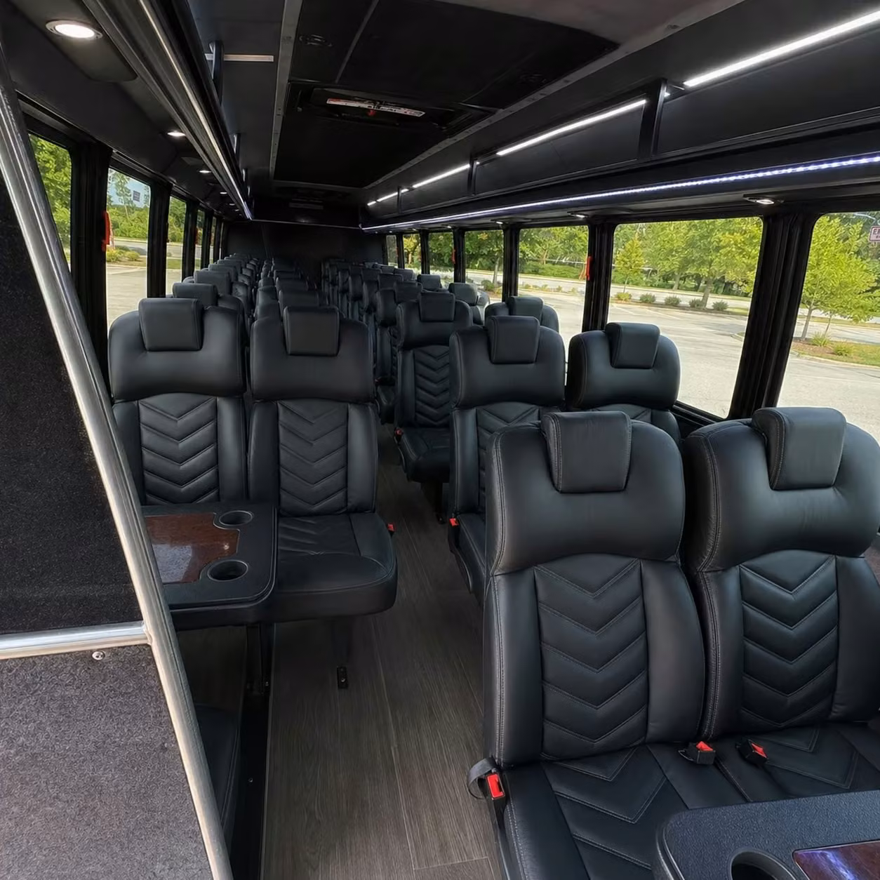 35 passenger minibus inside