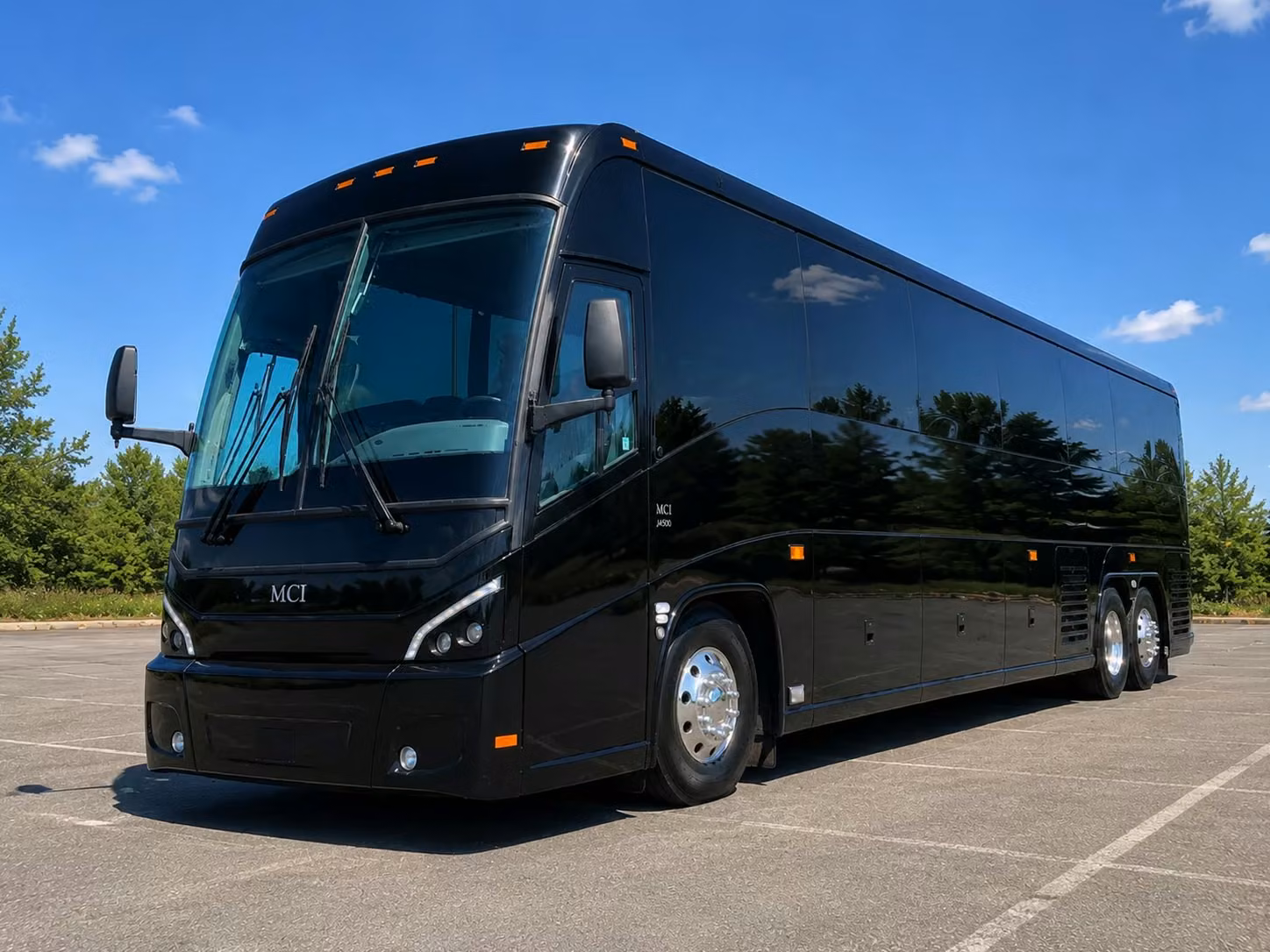 denton 56 passenger charter bus rental
