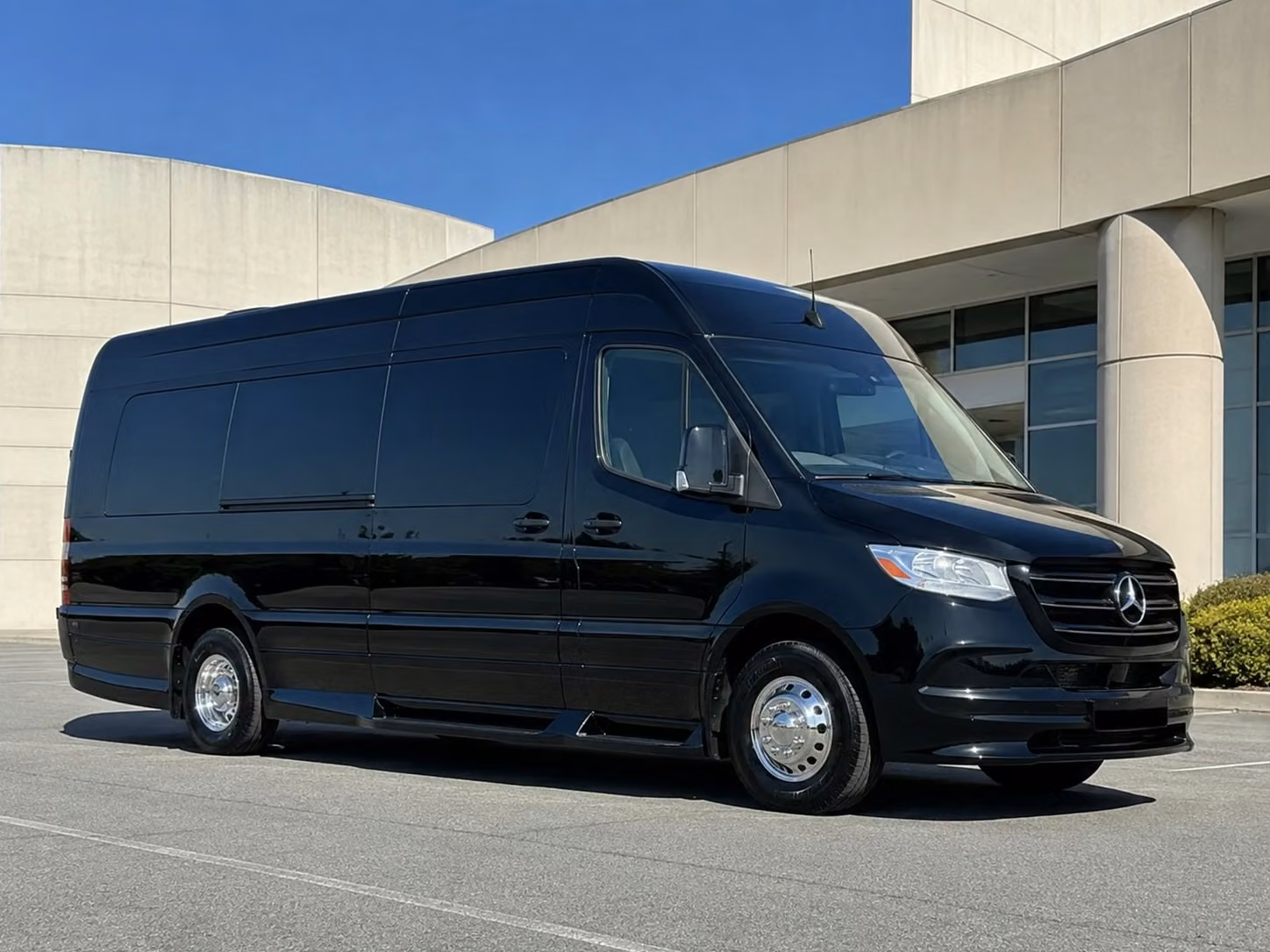denton sprinter van rental with driver