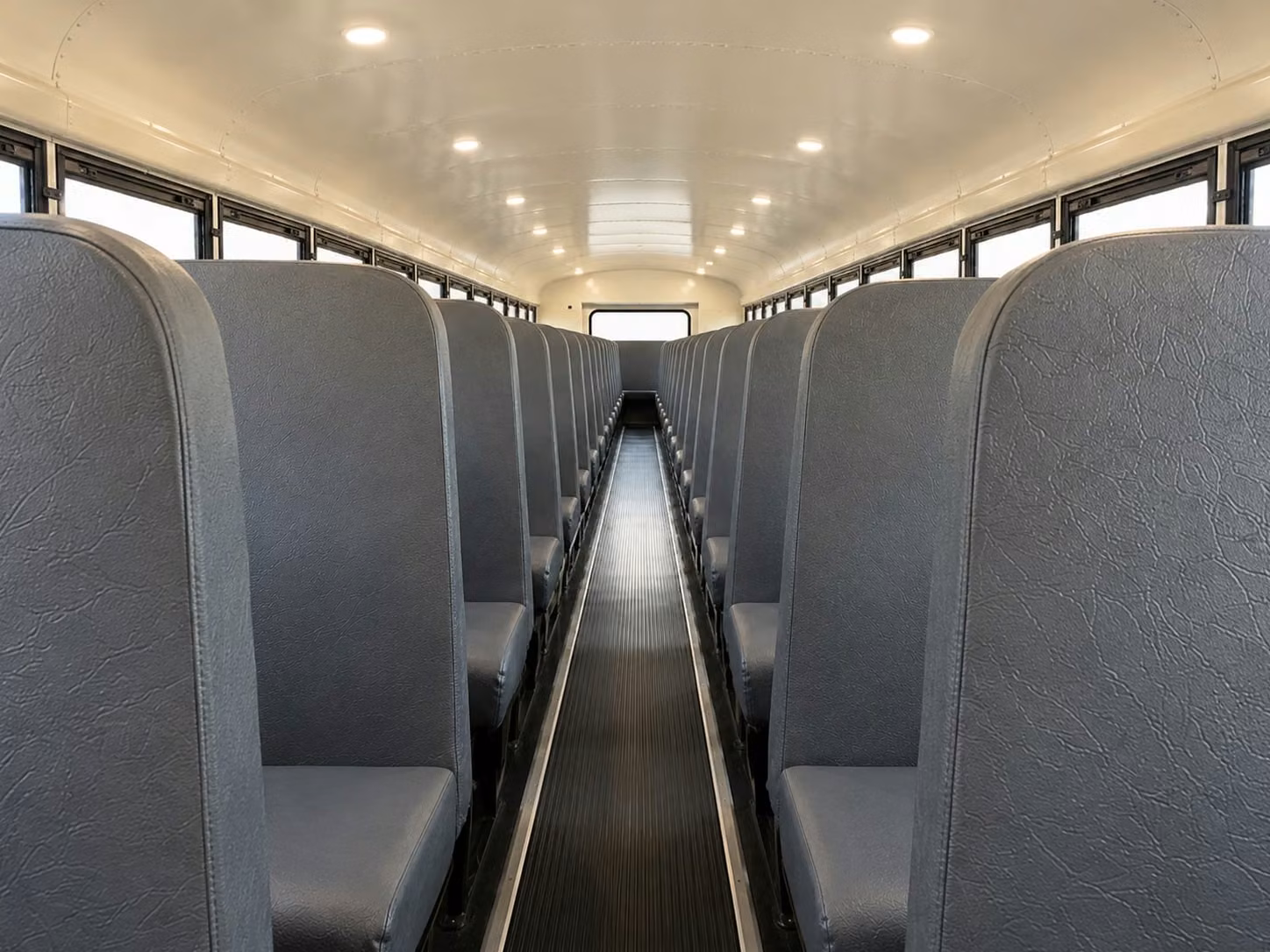 school bus inside