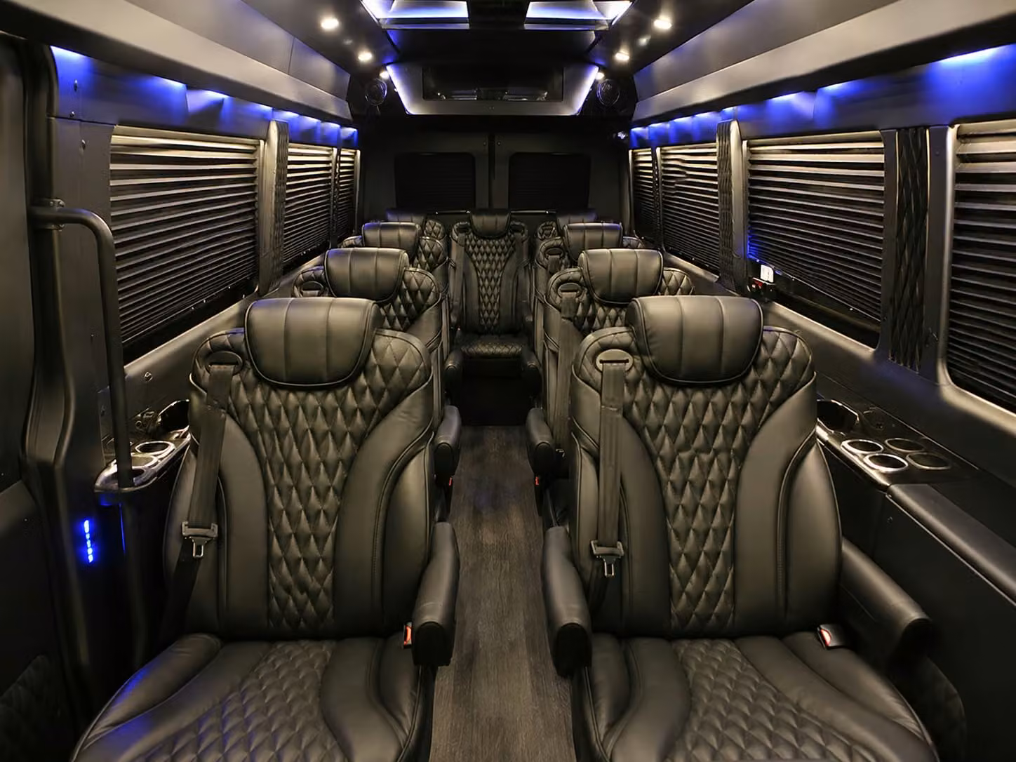 sprinter van with driver inside