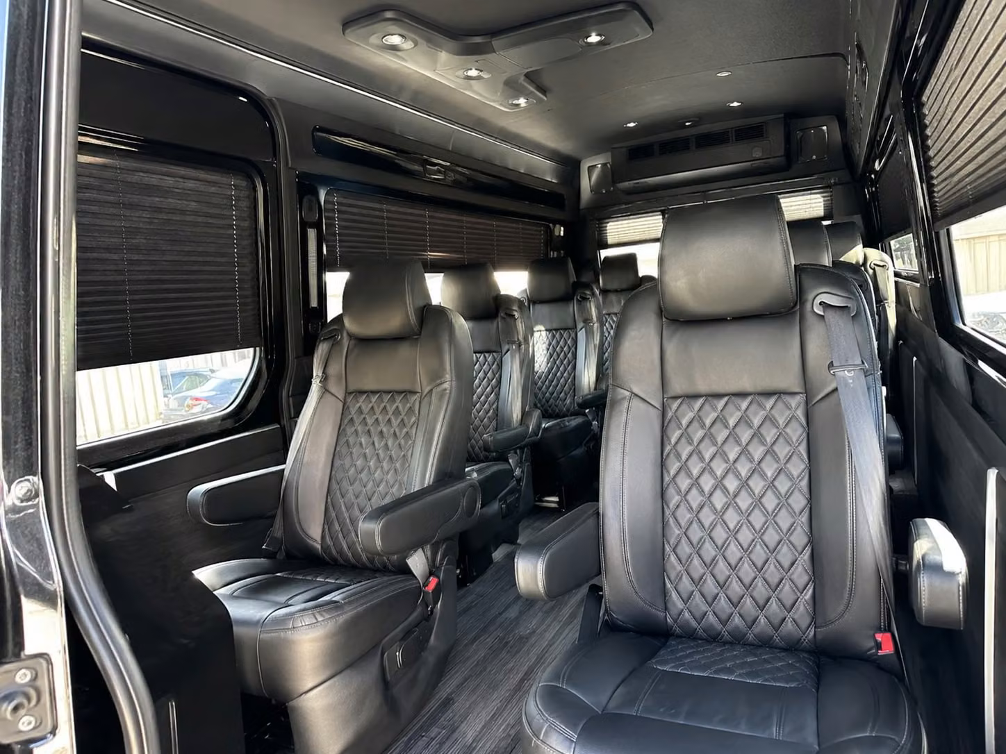 sprinter van with driver interior